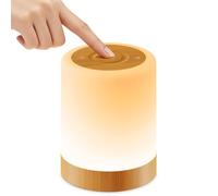 Auxmir Night Light, 3000mAh Rechargeable, Touch Dimmable LED Bedside Lamp