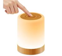 Auxmir Night Light, 3000mAh Rechargeable, Touch Dimmable LED Bedside Lamp