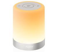Auxmir Night Light, 3000mAh Rechargeable Touch Dimmable LED Lamp, Silver