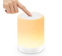 Auxmir Night Light, 3000mAh Rechargeable Touch Dimmable LED Lamp, White | Baby Night Light, Touch Dimming, RGB Colour, 5 Modes and Timer, Portable Bedside Lamp for Kids, Bedroom, Living Room, Camping