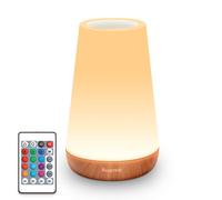Auxmir Night Light LED Touch Bedside Table Lamp Remote Control Dimmable Lig