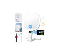 Auxmir Smart Magnifying Mirror with Light, Double 26.5L x 15.7W cm, 1x-30x