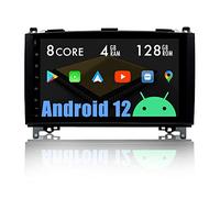 AUXOAUDIOTEK For Benz A B Car Stereo GPS Navigation Android 12 CarPlay for Mercedes-Benz W245 W169 W906 W639, Android Auto Radio 9 inch, DSP Octa Core 4G+128G, Optical Output/BT/WiFi/FastBoot/SWC