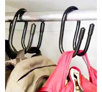 AUXPhome 2 Pack Backpack Hanger for Closet, Strong Bag Hanger Purse Organizer Hooks, Large Closet Hooks for Hanging Handbags,Belts,Hat,Laptop Backpack,Jeans,Travel Bag - Hold Up 20 Lbs