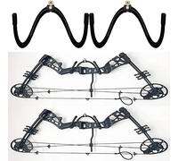 AUXPhome 2 Pack Bow Wall Storage Display Rack - Hanger Hooks Wall Holder - Mount Storage and Display Up to 2 Bows, No Scratches - Holds 20 Lbs