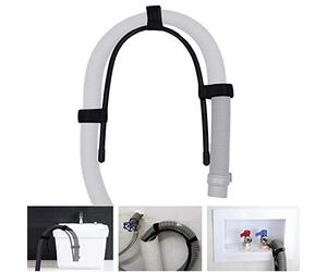 AUXPhome Adjustable Shape Drain Hose Guide Assembly/Flexible Laundry Tub Washing Machine Drain Hose Clip Hose Holder - No Hose