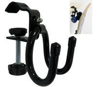 AUXPhome Desk Store Clamp-On Skateboard Holder Skateboard Hooks Skateboard Hanger,Stand Clamp Hook Under Desk Space Save Mount for Headphone, Backpacks, Longboard, Mini Cruiser and More