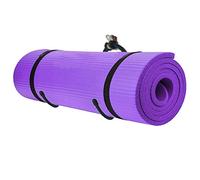 AUXPhome Multi-Purpose Adjustable Yoga/Exercise Mat Storage Hanger, Holds up to 20Lbs, Wall-Mounted Rack - Black