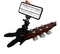AUXPhome Multi-Purpose use - Guitar Ukulele Smartphone Mount Holder/Guitar Headstock Cell Phone Clamp Clips Mount for Cell Phones Smartphones and Action Cameras for Landscape Filming