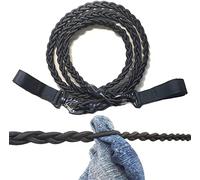 AUXPhome Tri-Braided Cord Clothes Line, Drying Rope Portable Travel Clothesline for Indoor Outdoor Laundry, Windproof Hanger Camping & Home Use - No hook needed