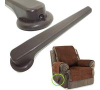 AUXPhome Universal Brown Plastic Sofa Chair Recliner Release Pull Handle Replacement Parts, 5/8" Lever Square Hole Foot Rest Release Right/Left Hand，fits More Brands Recliner Handle and Furniture