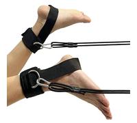 AUXPhome Upgrade Style - Strong Pool Swim Ankle Straps,Stationary Swimmer Swim Lap Swim Training Leash Swim Tether Belt Swim bungees -with Four Bungee Rope, Metal Buckle,Ease of use and Comfortable