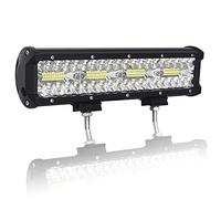 AUXTINGS 12 inch 30cm 240W Led Light Bar LED Pod Triple Light Off Road Lights Spot Flood Waterproof Combo LED Cubes Rocks for off-road truck ATV UTV SUV, 12V 24V DC