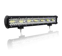 AUXTINGS 20 inch 50cm 420W Led Light Bar LED Pod Triple Light Off Road Lights Spot Flood Waterproof Combo LED Cubes Rocks for off-road truck ATV UTV SUV, 12V 24V DC