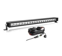 AUXTINGS 23 inch 60W Single Row LED Light Bar with DT Wiring Kit Switch,6000LM Flood Spot Combo Beam Off-Road Led Light Bars, Anti-Glare Design for Vehicle Pickup SUV ATV UTV Truck Driving Light
