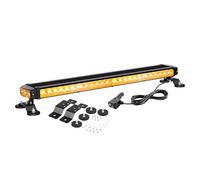 AUXTINGS 26 inch Emergency Strobe Lights Bar,Double Side 54 Amber Yellow LED Warning Light with 24 Strong Magnets Traffic Advisor Snow Plow Flashing Lights for Construction Trucks Vehicles Tow Pickup
