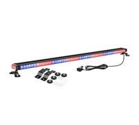 AUXTINGS 49 inch Emergency Strobe Lights Bar,Double Side 102 Red & Blue LED Warning Light with 24 Strong Magnets Traffic Advisor Snow Plow Flashing Lights for Construction Trucks Vehicles Tow Pickup