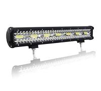 AUXTINGS 57cm LED Light Bar 480W Spot Flood Combo Triple Light Driving Off Road Lights Waterproof LED Cubes Rocks For Vehicle ATV UTV SUV, 12V 24V DC