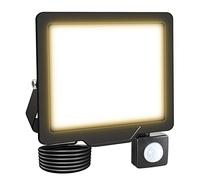 AUXTINGS LED Floodlight with Motion Sensor,10W 1000LM Outdoor Security Lights Outside Lamp 4000K Warm White Spot Light Exterior Lighting for Yard Backyard House Court Stadium Parking,IP66 175V-260V