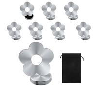 AUYAO 9Pcs Magnetic Tablecloth Weights Heavy Duty Tablecloth Clips Set for Outdoors Stainless Steel Heavy Magnetic Weighted for Holders Table for Picnic, Wedding and Garden Use