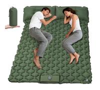 AUYAO Camping Sleeping Pad Ultralight Inflatable Sleeping Mat Sleeping Mattress Twin Portable Camping Mat with Built-in Foot Pump Lightweight Air Mat with Pillow for Backpacking Hiking Tents
