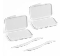 AUYAO Orthodontic Wax for Braces Food Grade Ortho Brace Wax Hygienic Packaging Precut Dental Wax for Braces for Home Travel Office Brace Wearers Gum Protection(2 Packs-Original Flavor)