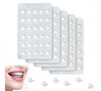 AUYAO Orthodontic Wax for Braces Food Grade Ortho Brace Wax Hygienic Packaging Precut Dental Wax for Braces for Home Travel Office Brace Wearers Gum Protection(150 Granules-Mixed Flavors)