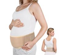 AUYAO Pregnancy Belly Band Maternity Belt Abdominal Binder Maternity Belt, Elastic Pregnancy Support Belt Adjustable Pregnancy Belly Band Pelvic Girdle Belt for Pregnancy Support(Skin Color)