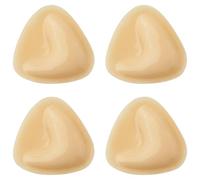 AUYFUA 4 PCS Sticky Bra Inserts, Stick On Bra with Instant Lift and Support, Strapless Backless Adhesive Push Up Bra Pads for Daily Wear and Special Occasions, One Size Fits Small to Medium Breasts