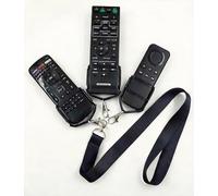 Auyuve Universal Remote Control Holder with Lanyard - 3 Pack Portable Remote Leash, Stretchy Silicone Remote Protector for Bed, Hospital Bed, Recliner & Travel - Never Lose Your Remotes Again
