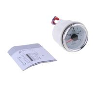AUYXSSZ 52mm Marine Voltage Meter With 8-16V Read Range And LED Light For Quick Voltage Detection At Night Measurement Range Is 8~16V. White Face Dial With