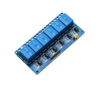 AUYXSSZ 6-way 5V12V Relay Module With Optocoupler Isolation Supports Stable Performance Efficient PLC Automation Control Output 6-way Relay Module For PLC, 12V