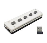 AUYXSSZ Amazing Mini 5 Keys Keypad Wireless Connectivity With Programmable Features For Music And Industrial Control Efforts Mini 5 Keys Programmable Keypad