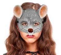 AUYXSSZ Animal Face Mask 3D Mouse Mask for Cosplay Party and | Avoid Costume Store Rush Easy On Off Keeps Kids Calm at Carnivals Masquerade Events Unisex Adult Child Sizes