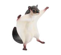 AUYXSSZ Animal Sculpture Hand Painted Detailed Realistic Birthday Gift Ideas for Creative Ornaments For Various Occasions Realistic Detailed Animal Figures, Flying Squirrel