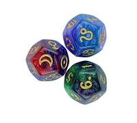 AUYXSSZ Astrology Dice Role Play D12 Constellation Dice Lightweight And Durable For Fun Game Sessions And for Creative Events Constellation Astrology Role, Style A