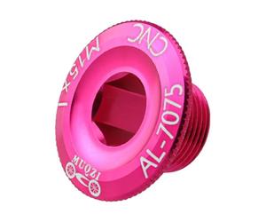AUYXSSZ Bicycle Crank Fixing Bolts Chain Wheel Screw,Pink,2.8x1.42x1.1cm