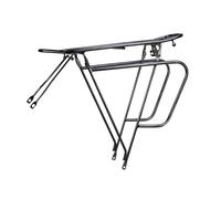 AUYXSSZ Bicycle Rear Rack Bike Carrier Rack Premium Features Multi Purpose Utility Stress Free Transport Path Bicycle Rear Bike Carrier Mount Shelf Loads, Bilateral, 44.5x14x38cm