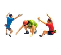 AUYXSSZ Captivating 164 Scale Rock Climbing Figures Enhanced Details Architectural Models Hand Painted And Handmade 1/64 Character Model Is Suitable For Sand, 3 pieces