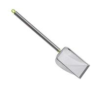 AUYXSSZ Cat Litter Scoop Heavy Duty Metal Long Handle Sifting Tool Stainless Steel Innovative Way To Clean Which Is Sturdy For Long Term Reptile Sand Sifter, mesh, 2.8X2.8mm
