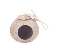 AUYXSSZ Coconut Bird Swing Toys Fun Playtime While Offering Cozy Resting Places For Parakeet And Budgerigar Hanging Bird Houses Large For Outside Cardinals