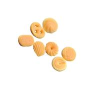AUYXSSZ Dollhouse Miniature Accessories Tiny Stuff Cookies Set Enhancing Kitchen Realism Making Size For Miniature Kitchen. Each Package Contains 7 Pieces Of