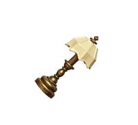 AUYXSSZ Dollhouse Table Lamp Pretend Party Accessory Unique With Umbrella Shade Showcase for Creative Display In Dollhouse Simulation Living Room Bedroom Life