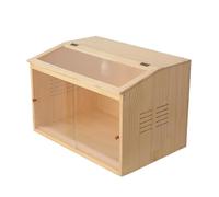 AUYXSSZ Durable Chicken Brooder Box Choice With Wooden Chicken Brooder Box Excellent For Quail Bird Incubators And Pets Quail Bird Incubators Chick Small Animals