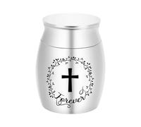 AUYXSSZ Durable Dog Cat Urn For Ash Storage Premium Aluminum Alloy Container Jar Cats Ash Holders Is Made Of Aluminum Alloy Pet Urns Premium Dog Cat