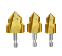AUYXSSZ Durable Lifting Stepped Drill PPR Tool Essential For Effective Water Pipe Repairing Ensuring Long Term PPR Water Pipe Reaming Repair Drill Practical , Gold , 1se 20/25/32mm