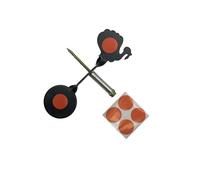 AUYXSSZ Durable Rotating Outdoor Target Toy For Skill Practice Bright Color Backyard Fun Activity Can Be Hanging Indoors To Train When Met Bad Weather, Style A