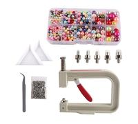 AUYXSSZ Dynamic Pearl Setting Machine and Bead Rivet Tools Suitable for Creative Accessories Projects Including Clothing Shoes Bags Pearl Handmade Setting