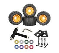 AUYXSSZ Dynamic Skateboard Wheel Assembly Riser Pads Versatile Skateboarding Styles High QualityThis Skateboard Axle Is Made Of PU Trucks Wheels Board Bracket
