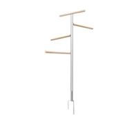 AUYXSSZ Exceptional Wooden Chick Perches Roosting Bar Chicken Perch Toys Durable Reliable Ensures Safety And Fun For Birds Every Day Chicken Perches Roosting